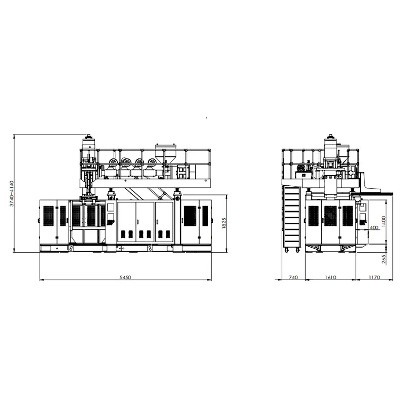 60L စုဆောင်း blow မှိုစက်